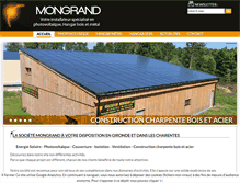 Tablet Screenshot of mongrandsarl.com